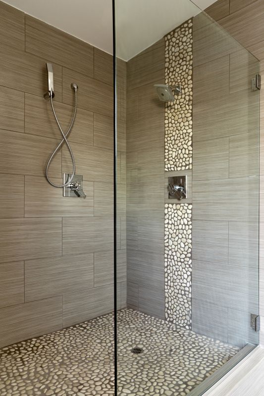 Contemporary Tile Shower